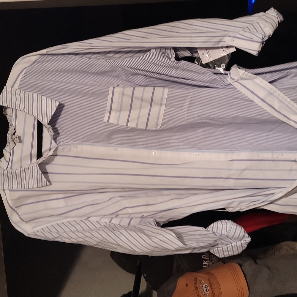 NWT croft and barrow button front shirt dress.